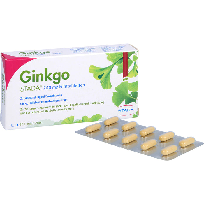 Ginkgo STADA 240 mg Filmtabletten, 30 St FTA