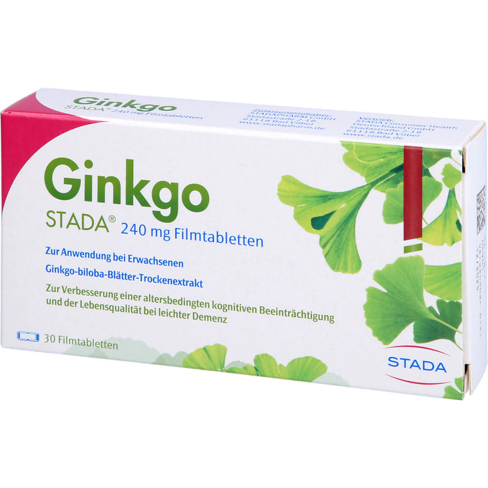 Ginkgo STADA 240 mg Filmtabletten, 30 St FTA