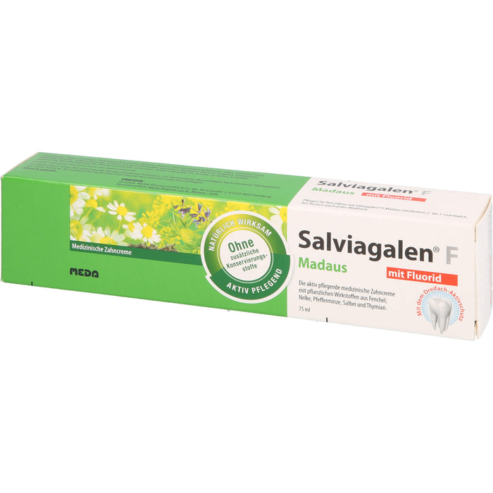 Salviagalen F Madaus Zahncreme mit Fluorid, 75 ml Zahncreme