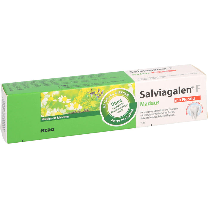 Salviagalen F Madaus Zahncreme mit Fluorid, 75 ml Zahncreme