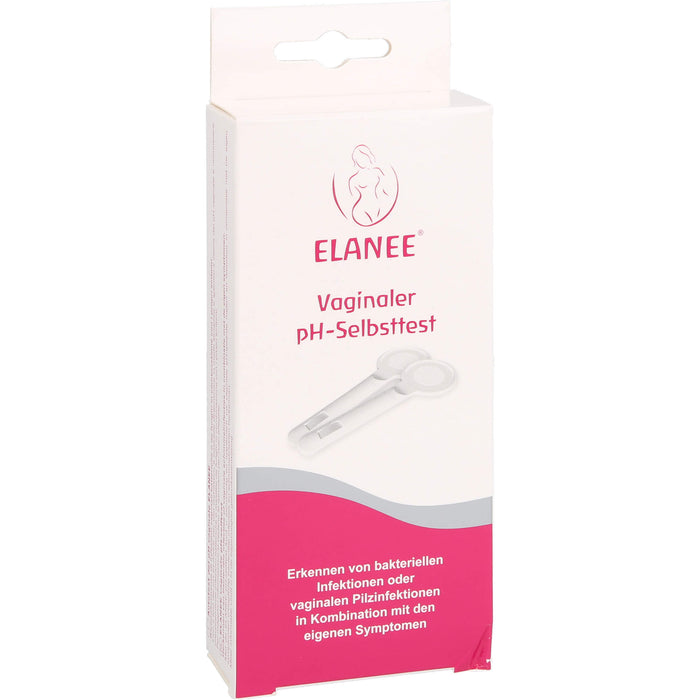 ELANEE pH-Test zur Bestimmung des vaginalen pH-Wertes, 2 St. Teststreifen