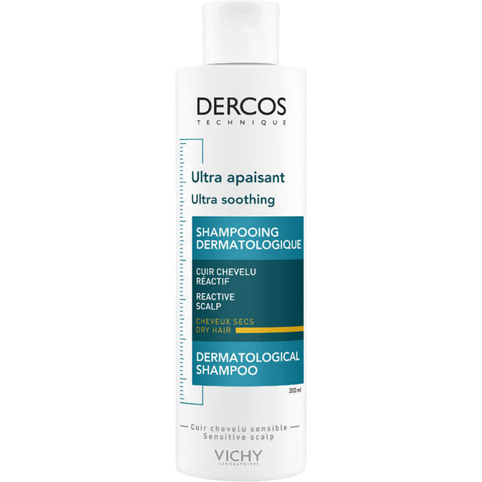 DERCOS Ultra-Sensitiv sanftes Pflege-Shampoo für normale bis trockene Kopfhaut, 200 ml Shampoo