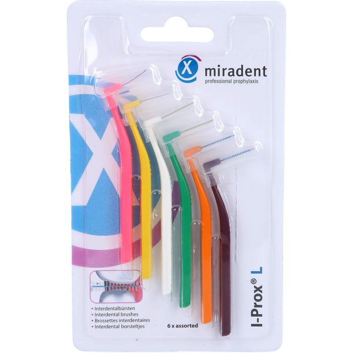 miradent I-Prox L Interdentalbürste sortiert, 6 St 