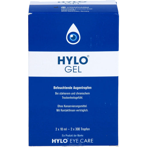 Hylo-Gel Bios Medical befeuchtende Augentropfen, 20 ml Lösung