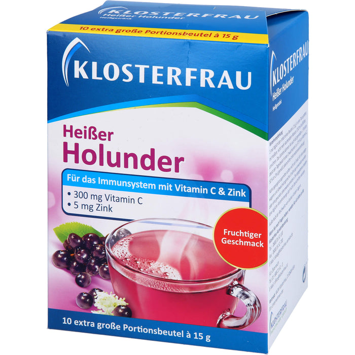 Klosterfrau Broncholind Heißer Holunder Immun & Abwehrkraft, 15 St. Beutel