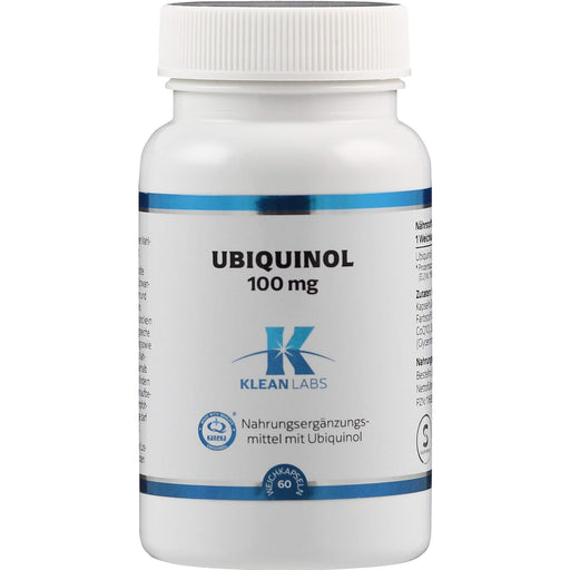 KLEAN LABS Ubiquinol Coenzym Q10 Kapseln, 60 St. Kapseln