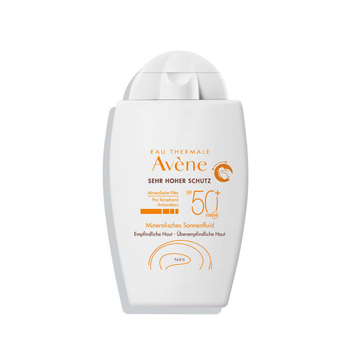 Avène Mineralisches Sonnenfluid SPF50+ ungetönt, 40 ml Lösung