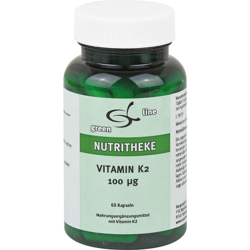 Green Line Nutritheke Vitamin K2 100 µg Kapseln, 60 St. Kapseln