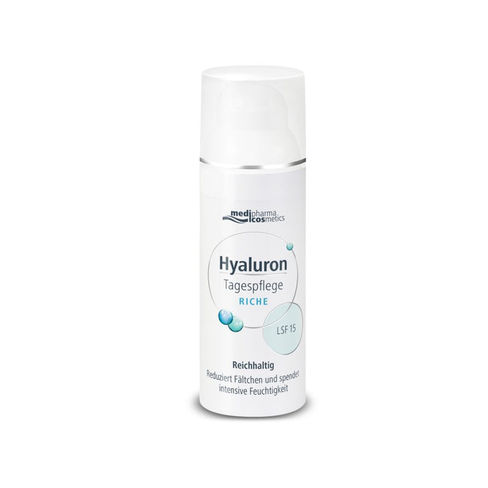 Medipharma Cosmetics Hyaluron Tagespflege riche LSF 15, 50 ml Creme