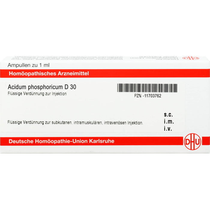 DHU Acidum phosphoricum D30 Ampullen, 8 St. Ampullen