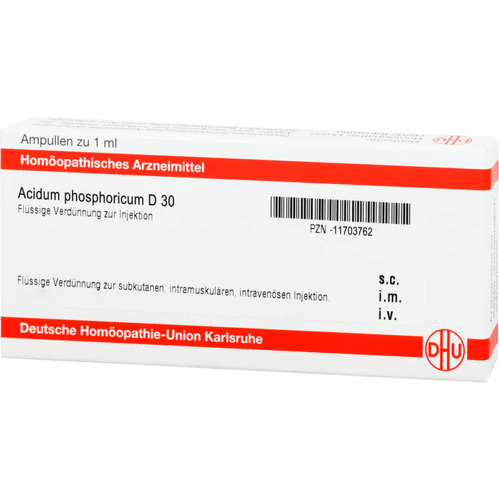 DHU Acidum phosphoricum D30 Ampullen, 8 St. Ampullen