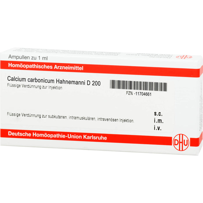 Calcium carbonicum D200 DHU Ampullen Hahnemanni, 8 St. Ampullen