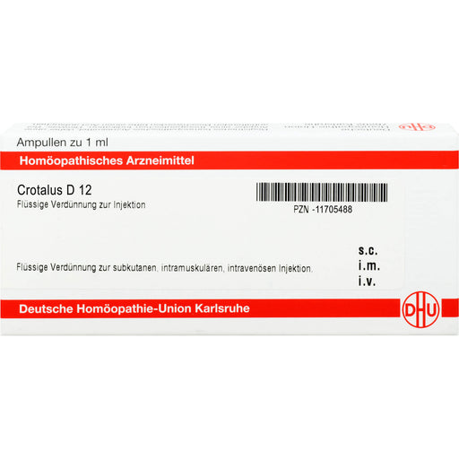 Crotalus D12 DHU Ampullen, 8 St. Ampullen