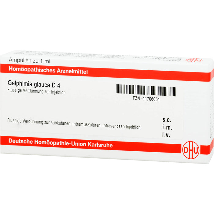 DHU Galphimia glauca D4 Ampullen, 8 St. Ampullen