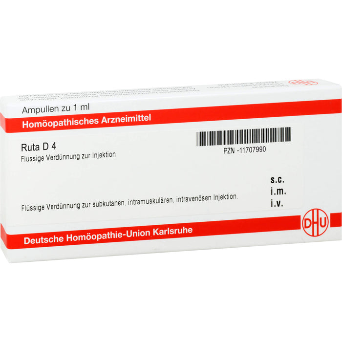 Ruta D4 DHU Ampullen, 8 St. Ampullen