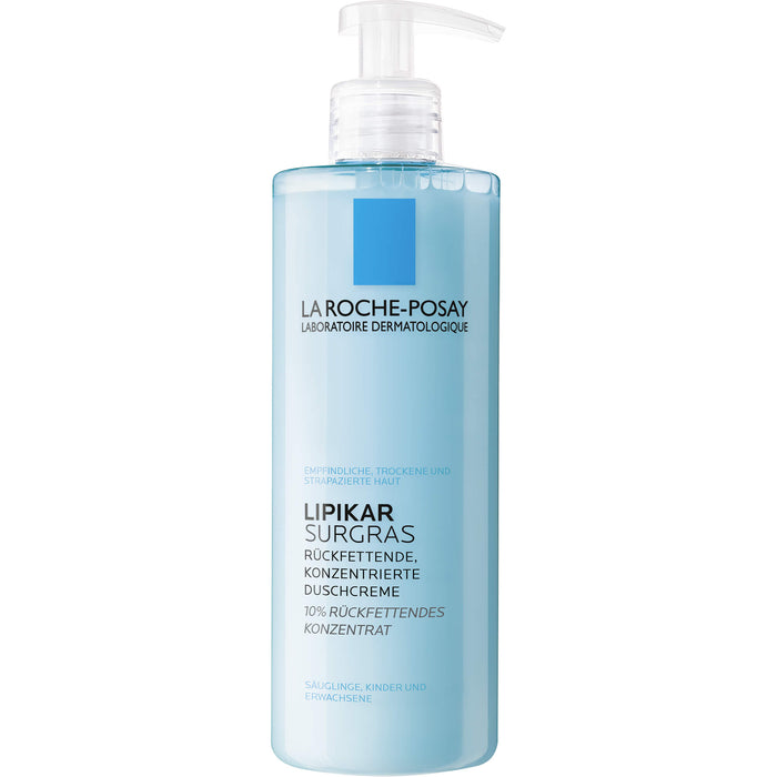 La Roche-Posay Lipikar Surgras rückfettende, konzentrierte Duschcreme, 400 ml Gel