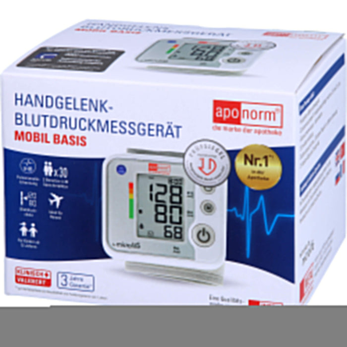 Aponorm Blutdruck Messgerät Mobil Basis Handgelenk, 1 St