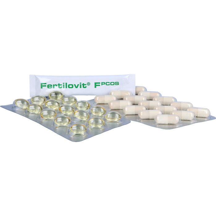 Fertilovit F PCOS 60 Kapseln + 30 Pulver-Sticks, 30 St. Packung
