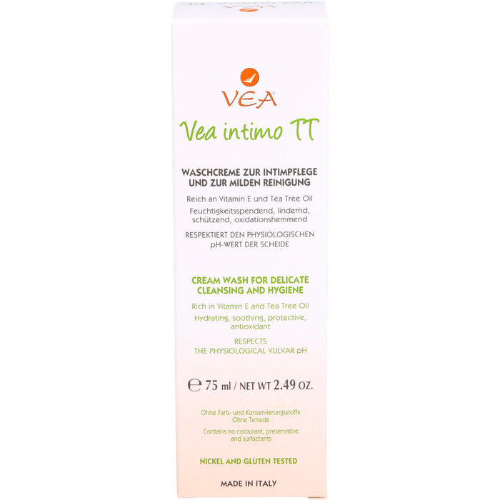 Vea intimo TT Waschcreme zur Intimpflege und zur milden Reinigung, 75 ml Flüssigseife