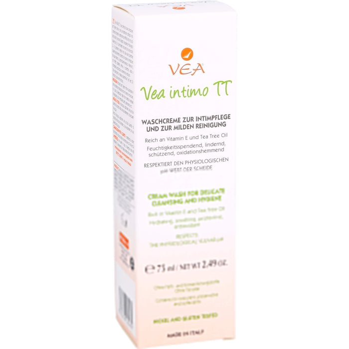 Vea intimo TT Waschcreme zur Intimpflege und zur milden Reinigung, 75 ml Flüssigseife