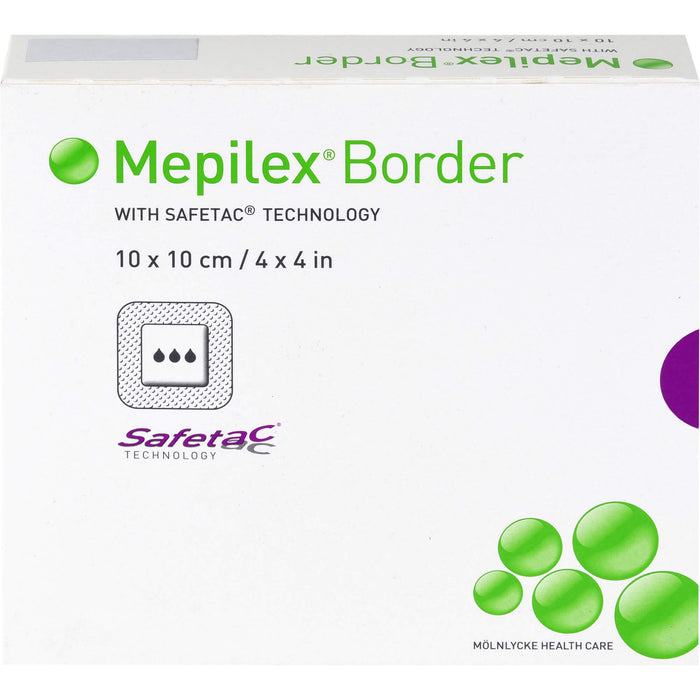 Mepilex Border Schaumverband 10x10 cm, 10 St VER