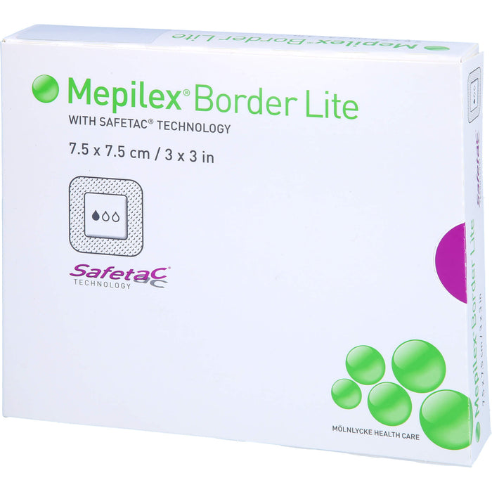Mepilex Border Lite 7,5x7,5 cm steril, 5 St VER