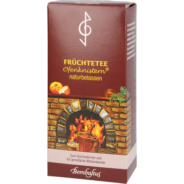 Bombastus Ofenknistern Früchtetee zum Durchwärmen und für gemütliche Winterabende, 200 g Tee