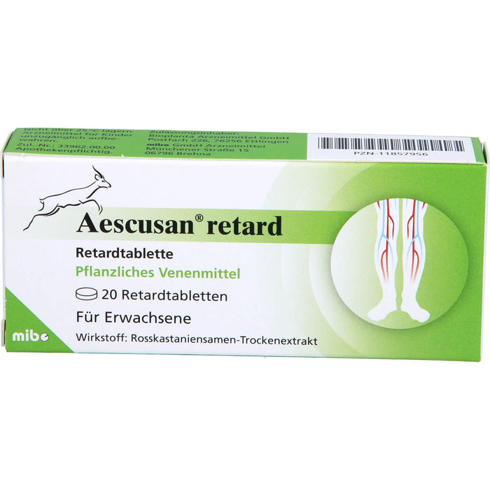 Aescusan® retard, Retardtabletten, 20 St RET