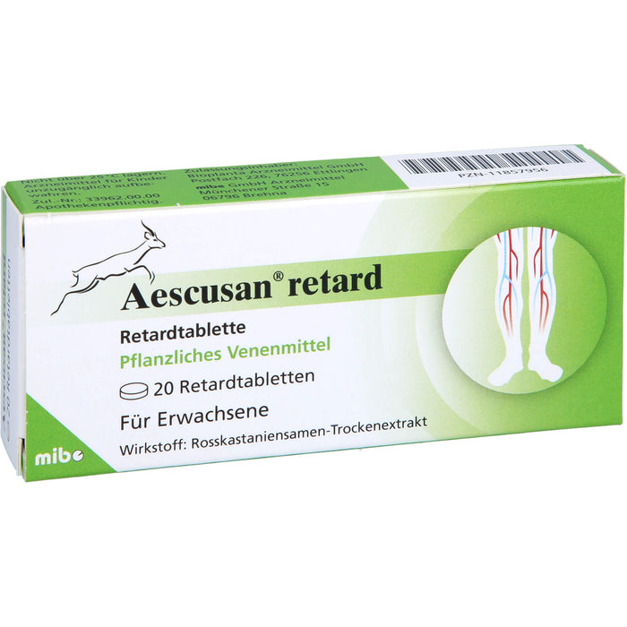 Aescusan® retard, Retardtabletten, 20 St RET