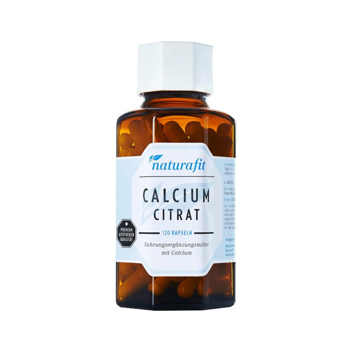 naturafit Calcium Citrat Kapseln, 120 St. Kapseln