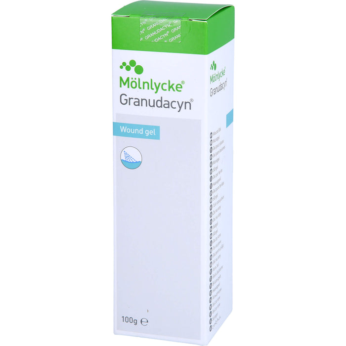 Mölnlycke Granudacyn Wundgel zur Reinigung und Befeuchtung von Wunden, 100 g Gel