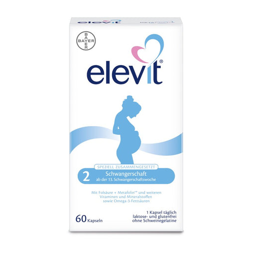 elevit 2 Schwangerschaft Kapseln, 60 St. Kapseln