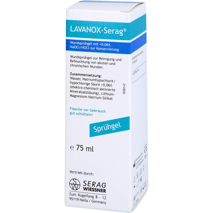 LAVANOX Wundsprühgel (Hydrogel), 75 ml GEL