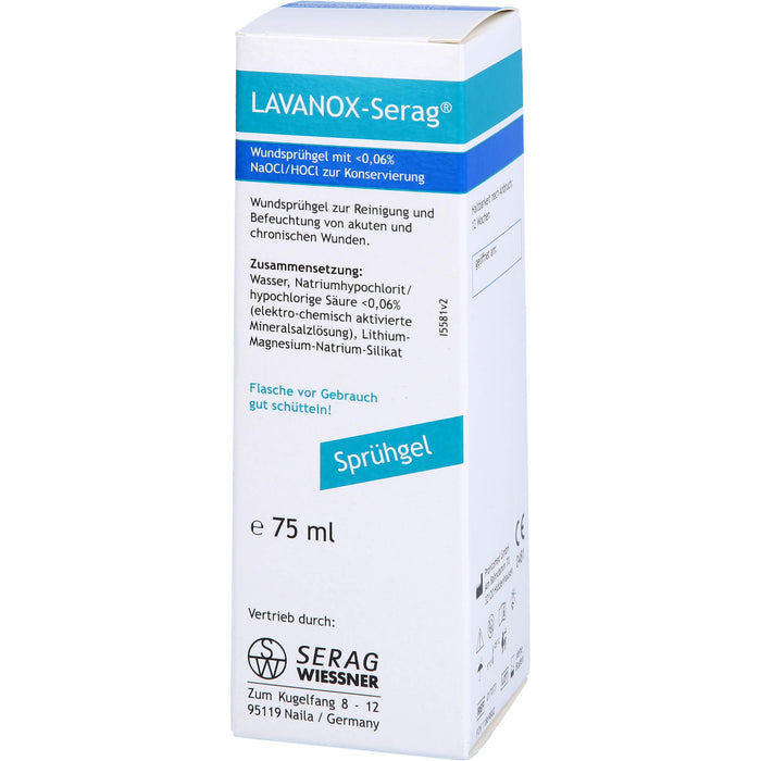 LAVANOX Wundsprühgel (Hydrogel), 75 ml GEL