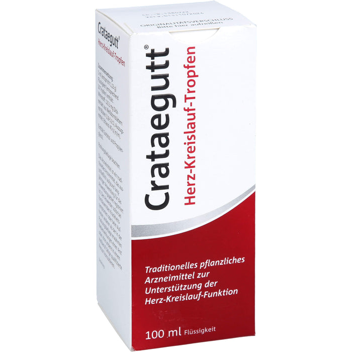 Crataegutt  Herz-Kreislauf-Tropfen, 100 ml Lösung