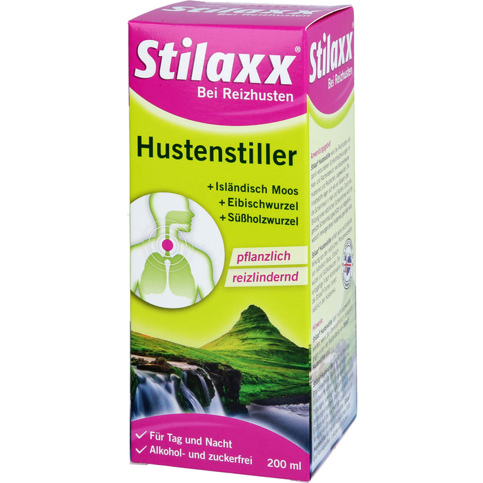 Stilaxx Hustenstiller Isländisch Moos Erwachsene, 200 ml Lösung
