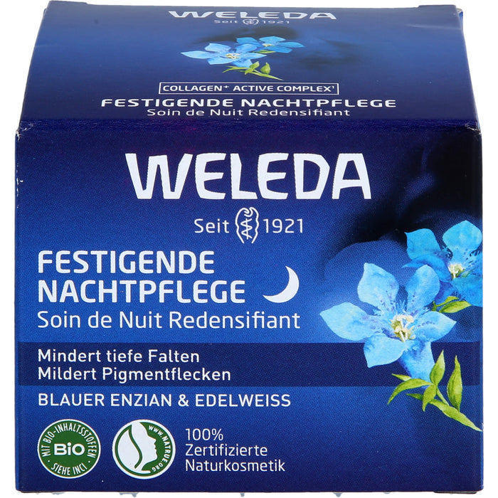 WELEDA festigende Nachtpflege mindert tiefe Falten und Pigmentflecken, 40 ml Creme