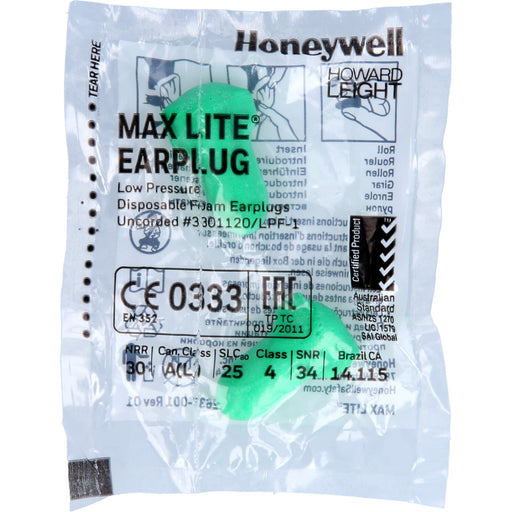 HOWARD LEIGHT MAX-LITE GEHÖRSCHUTZSTÖPSEL, 2 St 