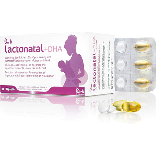 Denk lactonatal +DHA Tabletten ausgewählte Nährstoffkombination für Mutter und Kind, 60 St. Tabletten