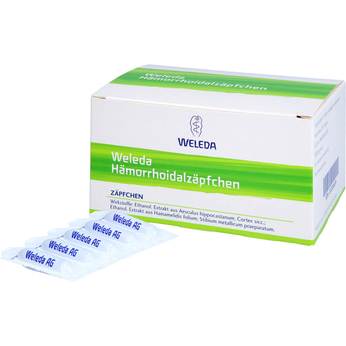 WELEDA Hämorrhoidalzäpfchen, 50 St. Zäpfchen