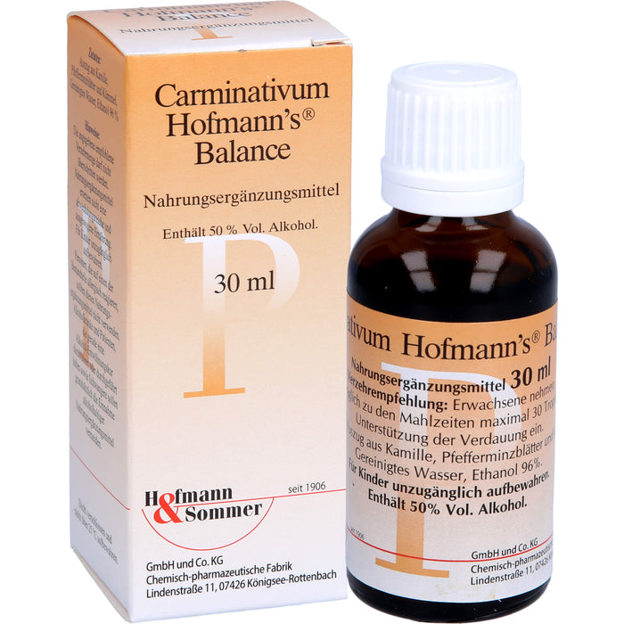 Carminativum Hofmann's Balance Kräuterextraktmischung, 30 ml Lösung