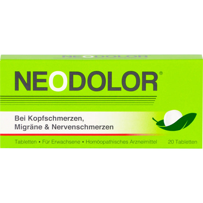 Neodolor Tabletten bei Kopfschmerzen, 20 St. Tabletten