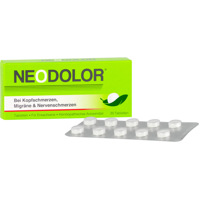 Neodolor Tabletten bei Kopfschmerzen, 20 St. Tabletten