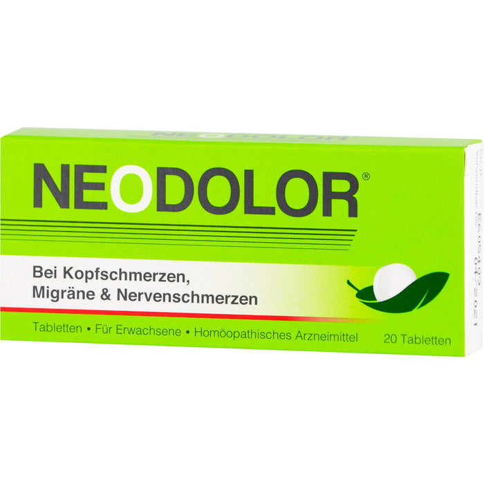 Neodolor Tabletten bei Kopfschmerzen, 20 St. Tabletten