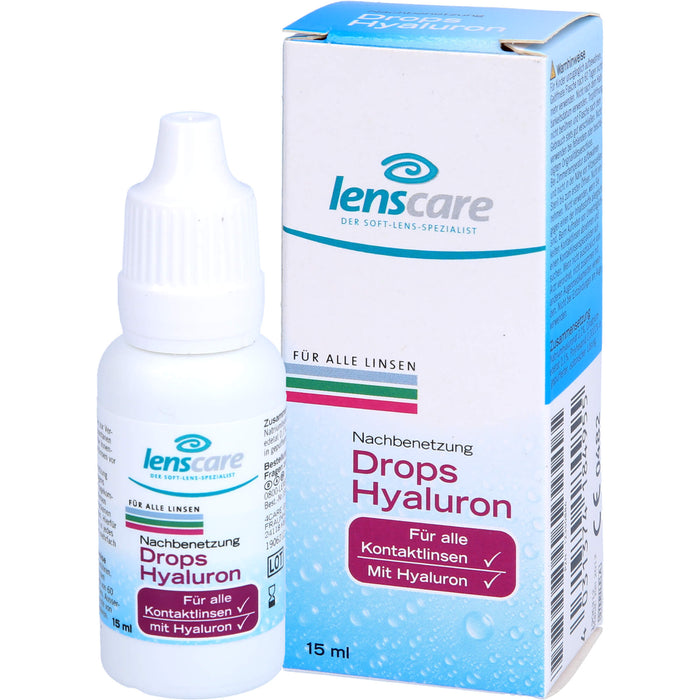 Lenscare Drops Hyaluron, 15 ml LOE