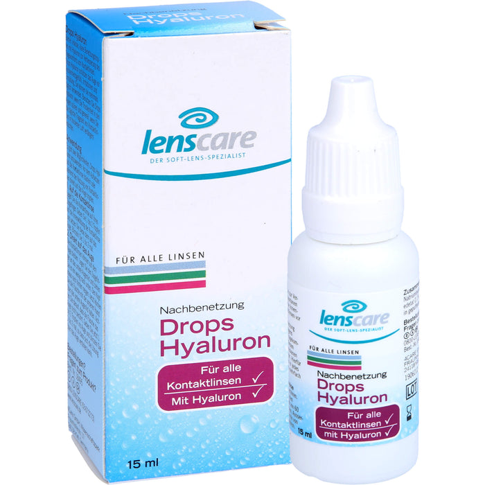 Lenscare Drops Hyaluron, 15 ml LOE