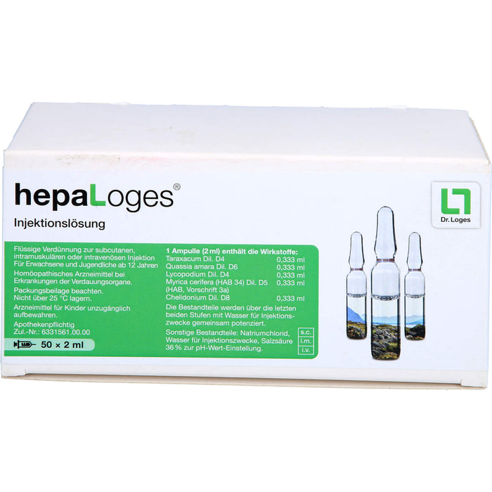 hepaLoges Injektionslösung, 50X2 ml AMP