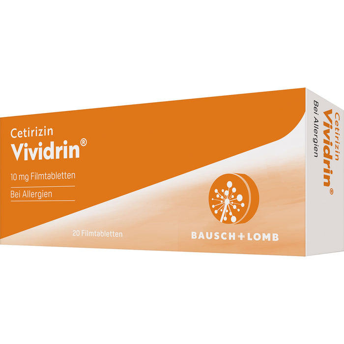 Cetirizin Vividrin 10 mg Filmtabletten, 20 St. Tabletten
