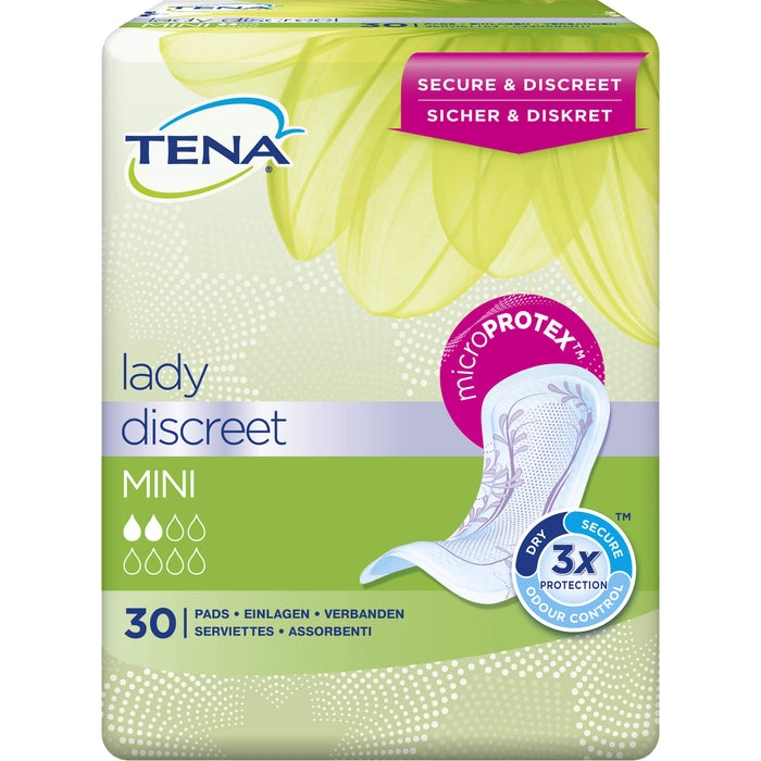 TENA Lady Discreet Mini Inkontinenz Einlagen, 6X30 St