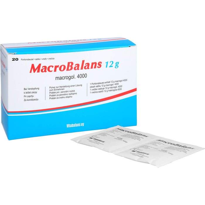 Macrobalans 12g Beutel bei Verstopfung, 20 St. Beutel